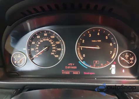 2016 BMW 528I xDrive из США, поврежденный, VIN WBA5A7C57GG147949